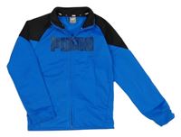 Modro-černá thermo propínací mikina s logem PUMA
