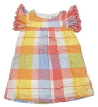 Farebné kockované šaty zn. H&M