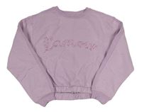 Lila crop mikina s nápisom zn. Primark