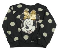 Antracitová bodkovaná á mikina s Minnie H&M