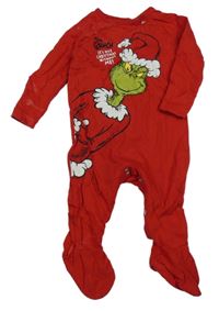 Červený overal s Grinchem Tu