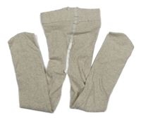 Béžové melírované punčocháče H&M