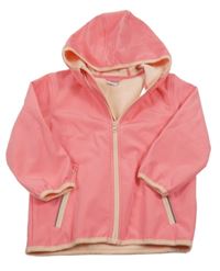 Růžová softshellová bunda s kapucí Kiki&Koko