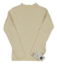 Nové - Krémový rebrovaný sveter Dunnes