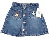 Nové - Modrá rifľová prepínaci sukňa s Bluey H&M