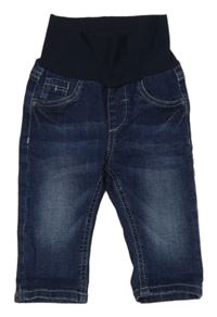 Tmavomodré rifle s úpletovým pasem S. Oliver