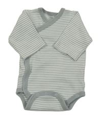 Bílo-šedé pruhované zavinovací body