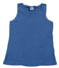 Modré tielko s čipkou Pocopiano