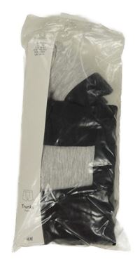 Nové - 4x boxerky - 2x černé + 2x šedé melírované H&M