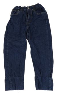 Tmavomodré loose fit rifle H&M