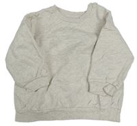 Svetlosivá melírovaná mikina H&M