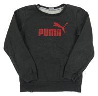 Tmavošedá mikina s logem Puma