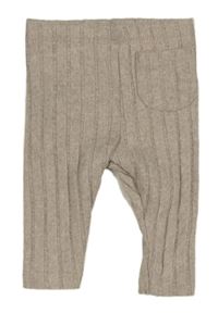 Béžové úpletové tepláky s vreckom Primark