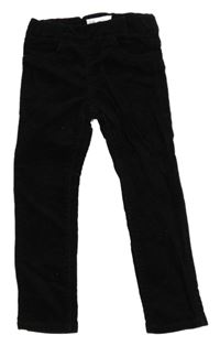 Černé skinny manšestráky H&M