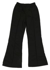 Čierne ľahké flare nohavice