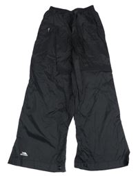 Čierne šušťákové vodědolné nohavice Trespass