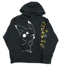 Černá mikina s Pikachu a kapucí M&S