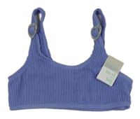 Nové - modrá žebrovaná plavková lambáda Primark