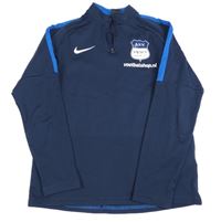 Tmavomodré sportovní triko s potiskem Nike