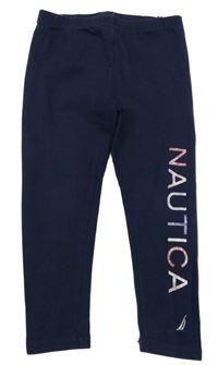 Čierne legíny s nápisom Nautica