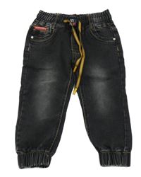 Tmavosivé teplákové cuff rifle