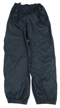Tmavomodré voděodolné kalhoty 