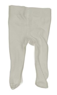 Bílé punčocháče Topomini