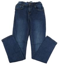 Tmavomodré skinny rifle C&A