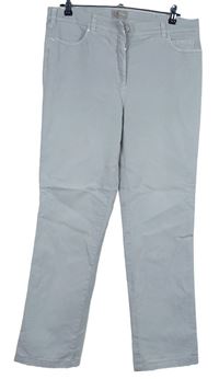 Dámské šedé elastické rifle 