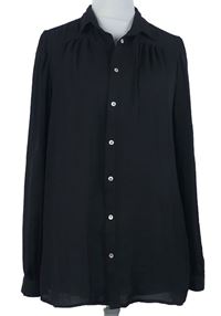 Dámská černá šifonová halenka H&M