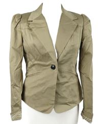 Dámské béžové crop sako Aniston 