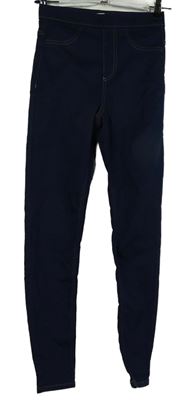 Dámské tmavomodré džegíny 