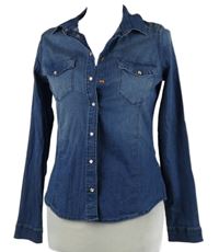 Dámská modrá riflová halenka H&M