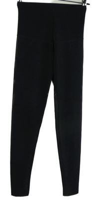 Dámské černé průsvitné legíny 