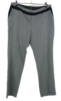 Dámské černo-bílé vzorované skinny kalhoty Next 