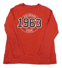 Červené triko s číslem PRIMARK