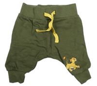 Khaki tepláky so Simbou Disney