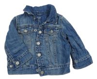 Modrá rifľová bunda GAP