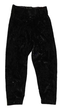 Zamatové třyptivé legíny Nutmeg