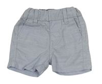 Světlemodré plátěné chino kraťasy Matalan
