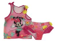 Růžové tankini s Minnie Disney