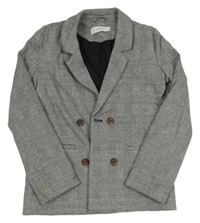 Sivo-čierne vzorovano/kostkované sako Reserved