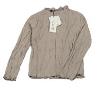 Nové - Hnědé triko Zara