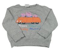 Sivá mikina s Pepinou