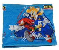 Modrý plyšový nákrčník se Sonicem 