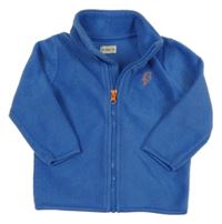 Modrá fleecová prepínaci mikina s bleskom F&F