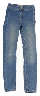 Modré super skinny fit rifle New Look