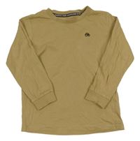 Béžové triko s traktorem Matalan