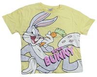 Žluté crop tričko Buggs Bunny
