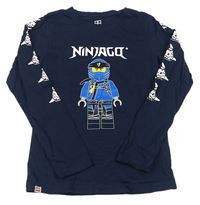 Tmavomodré triko Ninjago 